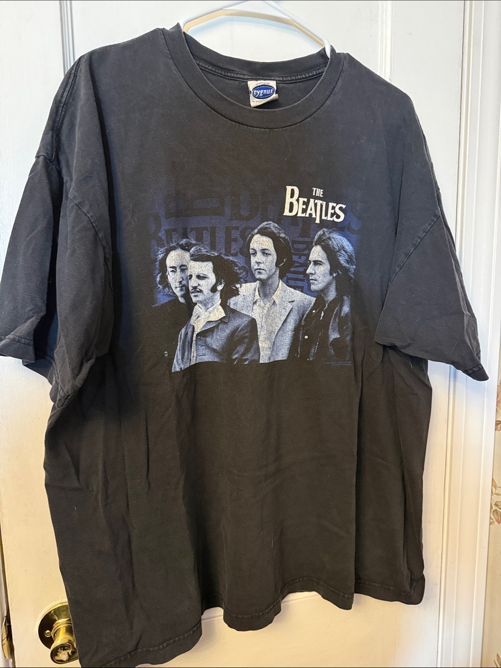 🎶 Men’s The Beatles Men's Black Graphic T‑Shirt Sz XXL